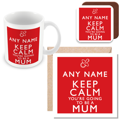 Personalised Keep Calm Gift For Relatives