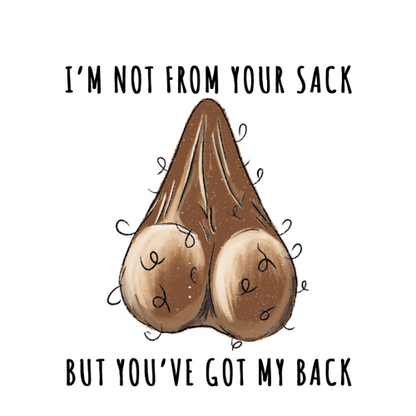 Personalised Stepdad Mug – “Not from Your Sack But Still Got Your Back”
