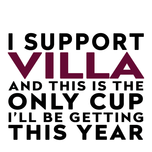 Personalised Funny Football Mug Gift – I Support and This is the Only Cup I’ll Be Getting This Year – Joke Present for Football Fans