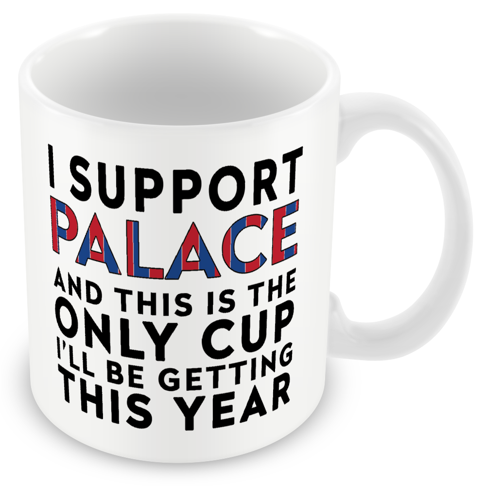 Funny Football Mug Gift – I Support and This is the Only Cup I’ll Be Getting This Year – Joke Present for Football Fans
