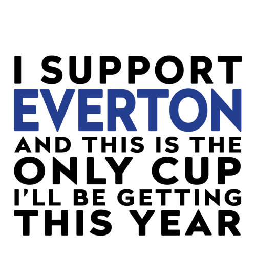 Personalised Funny Football Mug Gift – I Support and This is the Only Cup I’ll Be Getting This Year – Joke Present for Football Fans