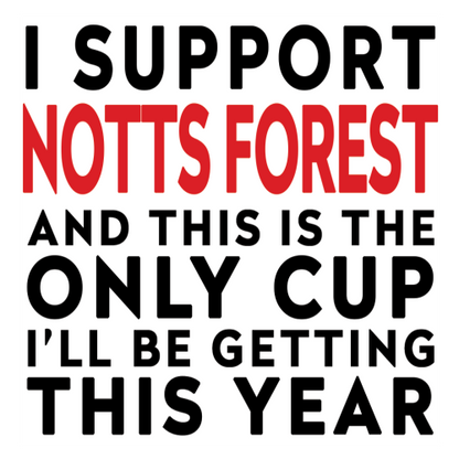 Funny Football Mug Gift – I Support and This is the Only Cup I’ll Be Getting This Year – Joke Present for Football Fans