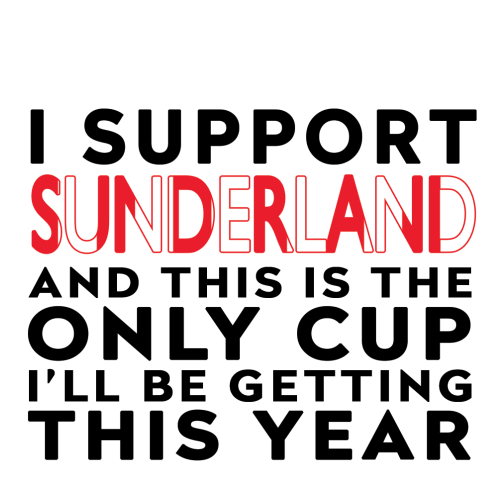 Personalised Funny Football Mug Gift – I Support and This is the Only Cup I’ll Be Getting This Year – Joke Present for Football Fans