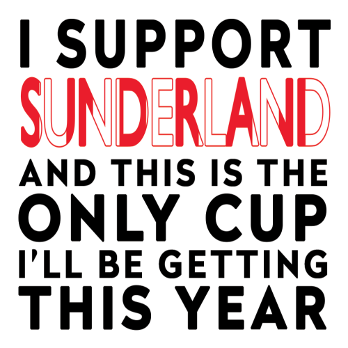 Funny Football Mug Gift – I Support and This is the Only Cup I’ll Be Getting This Year – Joke Present for Football Fans