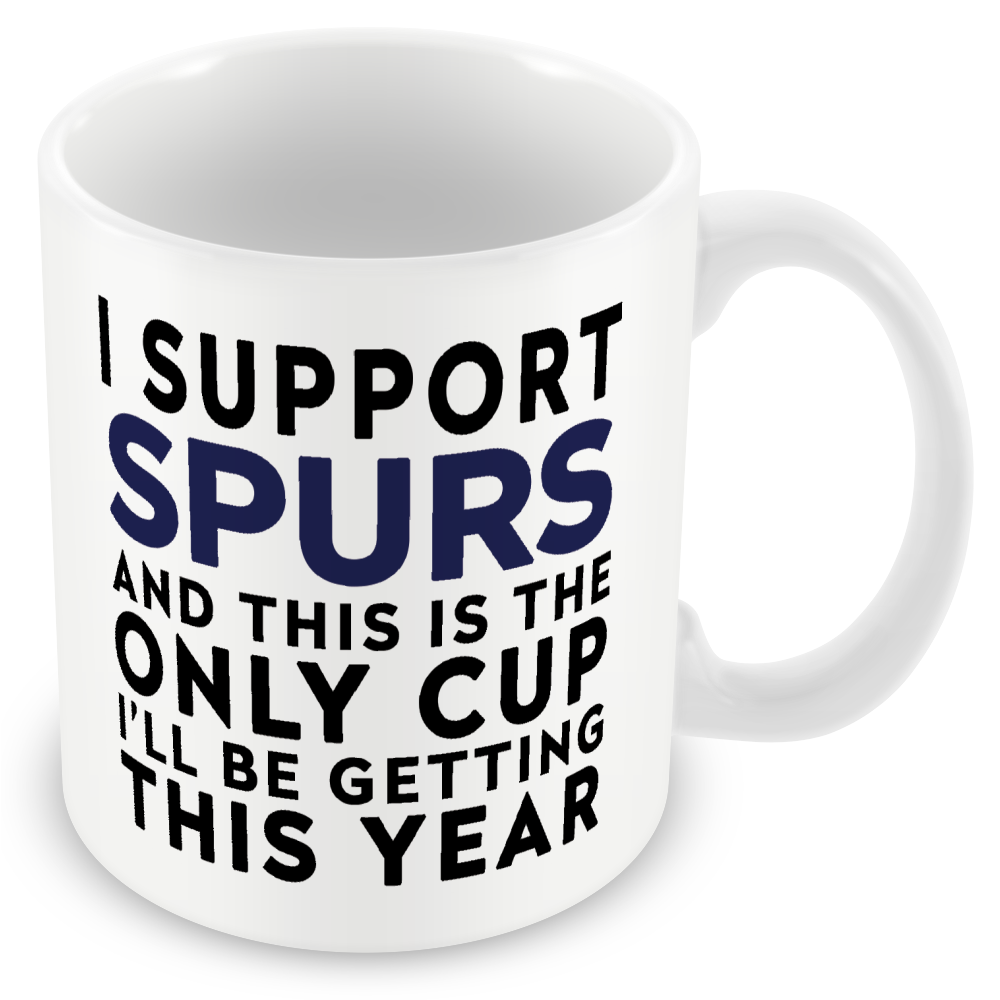 Funny Football Mug Gift – I Support and This is the Only Cup I’ll Be Getting This Year – Joke Present for Football Fans