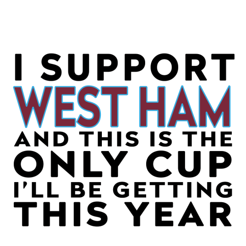 Personalised Funny Football Mug Gift – I Support and This is the Only Cup I’ll Be Getting This Year – Joke Present for Football Fans