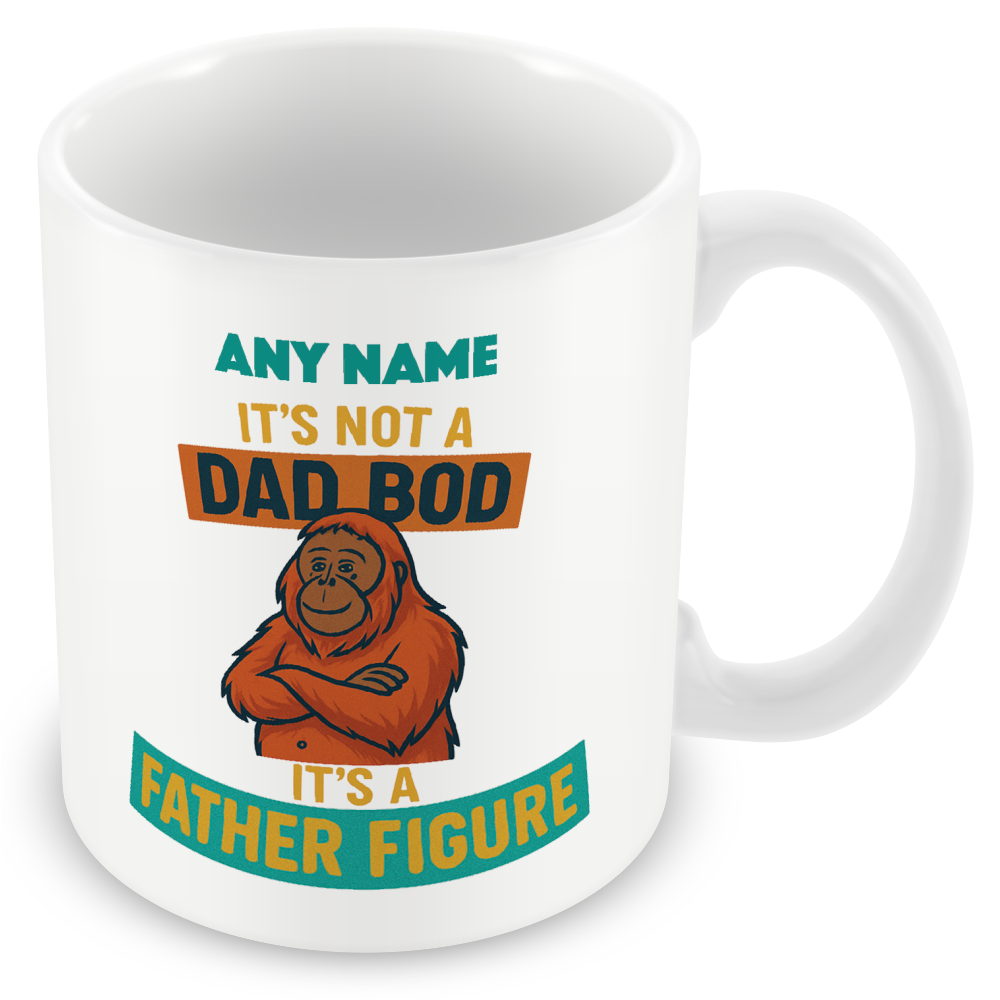 Personalised Funny Dad BOD Gift – “It’s Not a Dad BOD It’s a Father Figure”