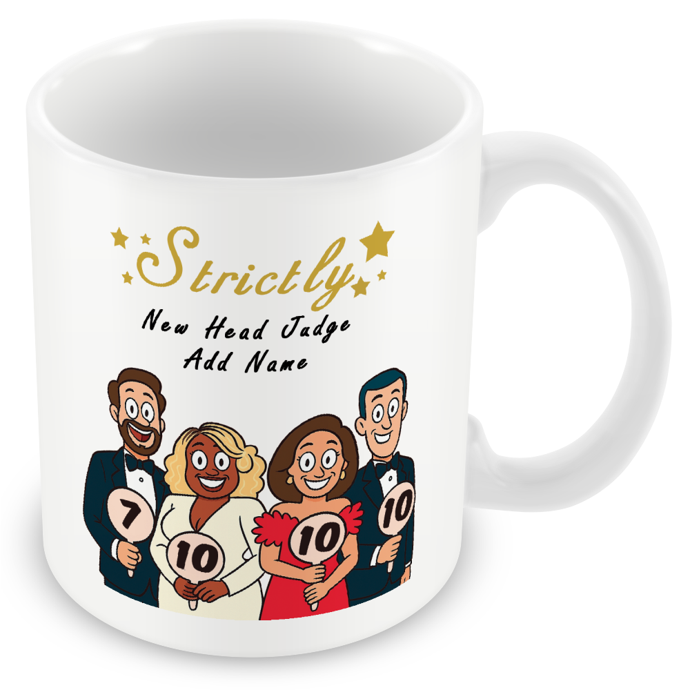 Personalised Strictly Come Dancing Judges Mug