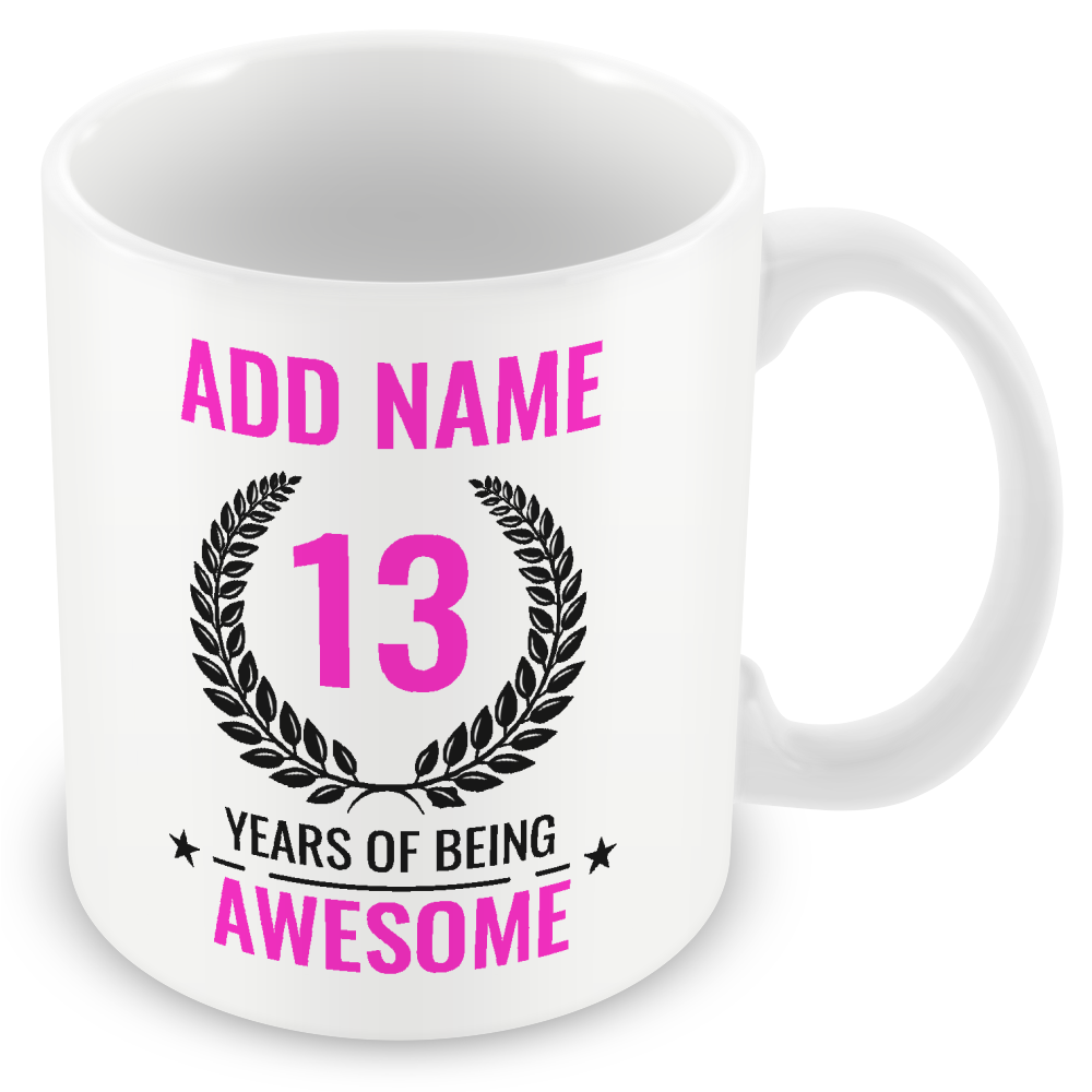 Personalised Years of Being Awesome Mug - Awesome Birthday Gift