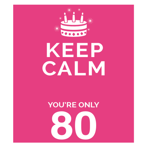 Personalised Keep Calm You’re Only Any Age Mug