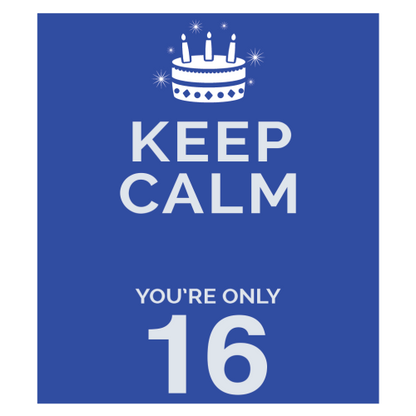 Personalised Keep Calm You’re Only Any Age Mug