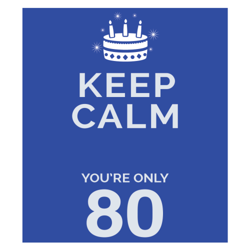 Personalised Keep Calm You’re Only Any Age Mug