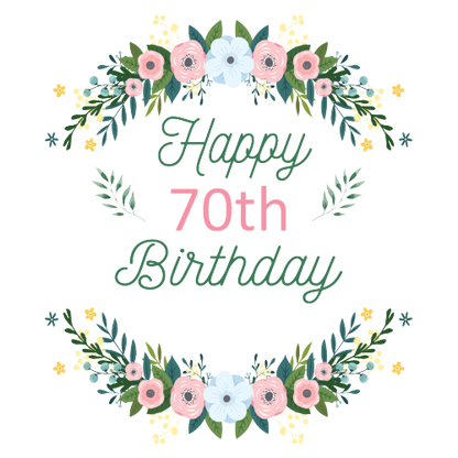 Personalised Birthday Floral Mug – Elegant Gift for Women