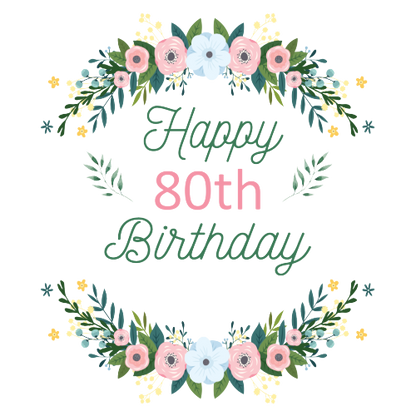 Personalised Birthday Floral Mug – Elegant Gift for Women
