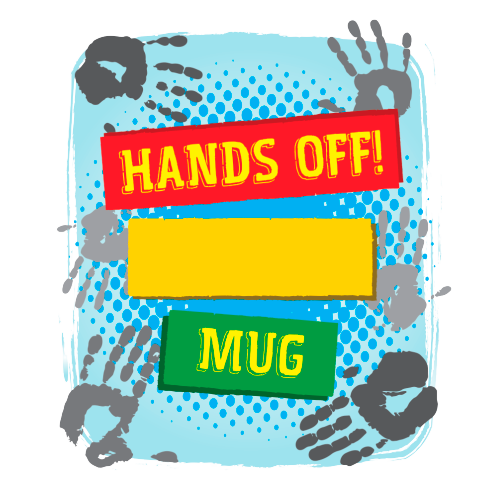 Personalised “Hands Off” Mug – Funny Custom Name Gift