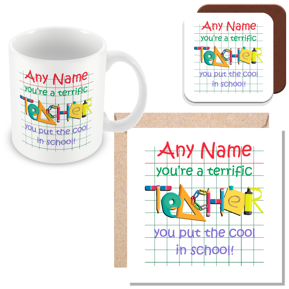Personalised Teacher Mug – Custom Thank You Gift