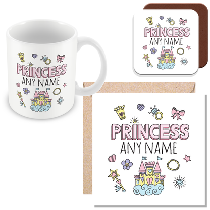 Personalised Princess Mug for Girls and Women