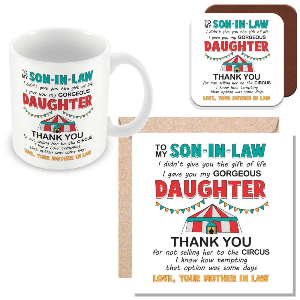 Personalised Son-in-Law Mug – “Best Son-in-Law Ever” Gift