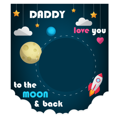 Personalised Photo Mug – “Love You to The Moon” Photo Gift