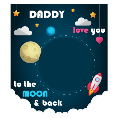Personalised Photo Mug – “Love You to The Moon” Photo Gift