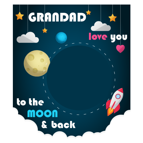 Personalised Photo Mug – “Love You to The Moon” Photo Gift