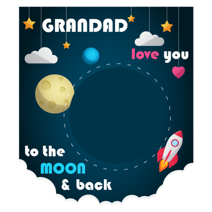 Personalised Photo Mug – “Love You to The Moon” Photo Gift
