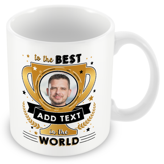 Personalised Photo Trophy Frame Mug – Personalised Gift for Your Favourite Person
