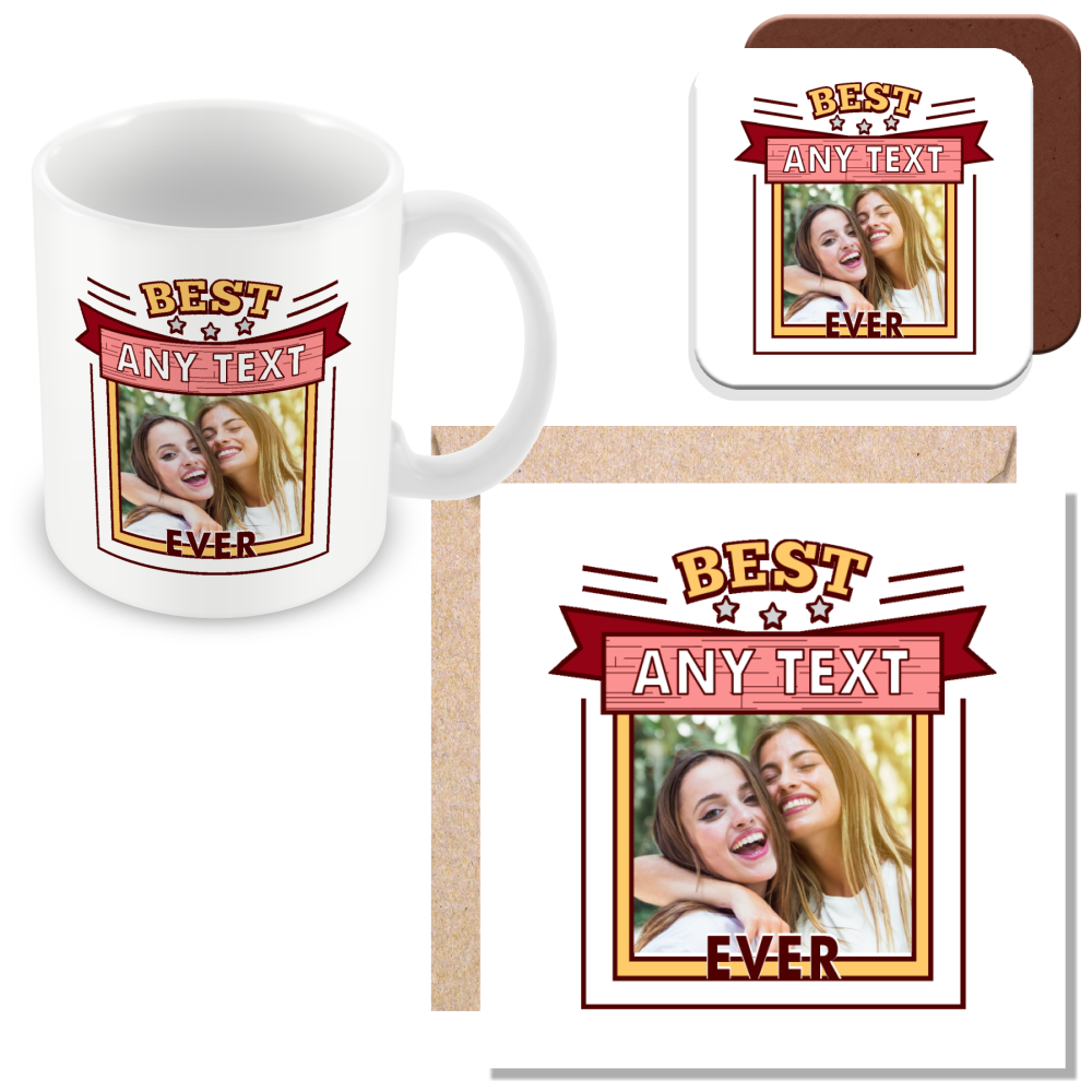 Personalised Photo Square Frame Mug – Gift for Your Favourite Person