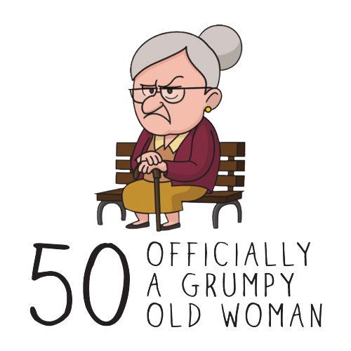 Grumpy Old Woman Any Age Birthday Mug Gift