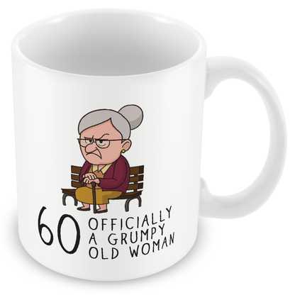 Grumpy Old Woman Any Age Birthday Mug Gift