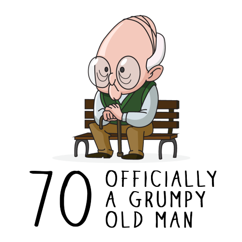 Grumpy Old Man Any Age Birthday Mug Gift