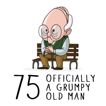 Grumpy Old Man Any Age Birthday Mug Gift