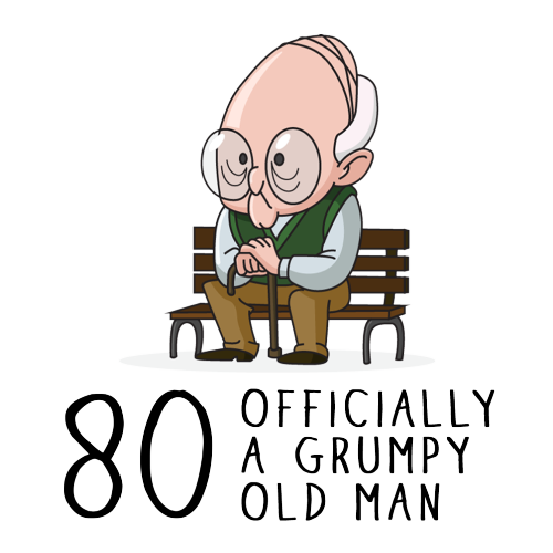 Grumpy Old Man Any Age Birthday Mug Gift