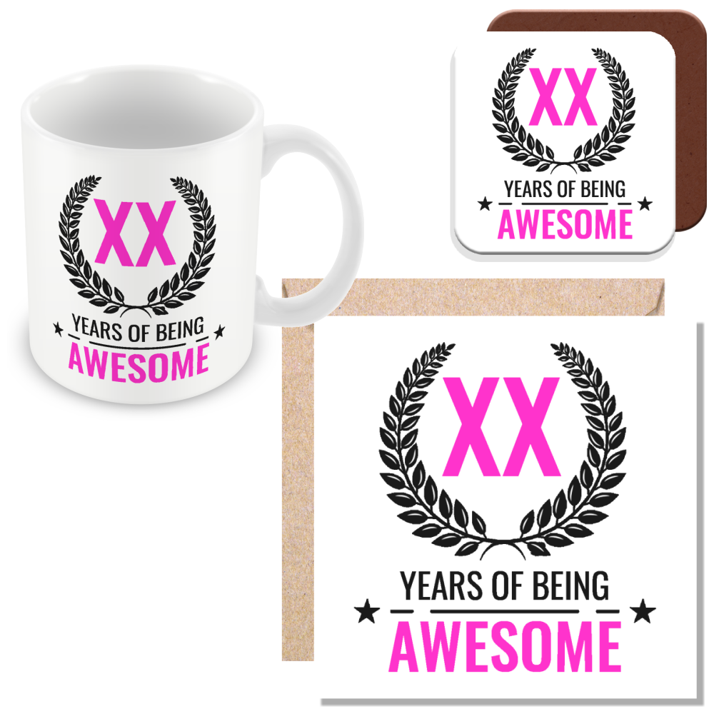 Years of Being Awesome Mug - Awesome Birthday Gift