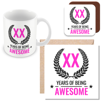 Years of Being Awesome Mug - Awesome Birthday Gift