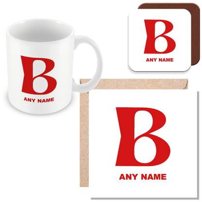 Alphabet Letter Gift - Personalised A-Z with Name