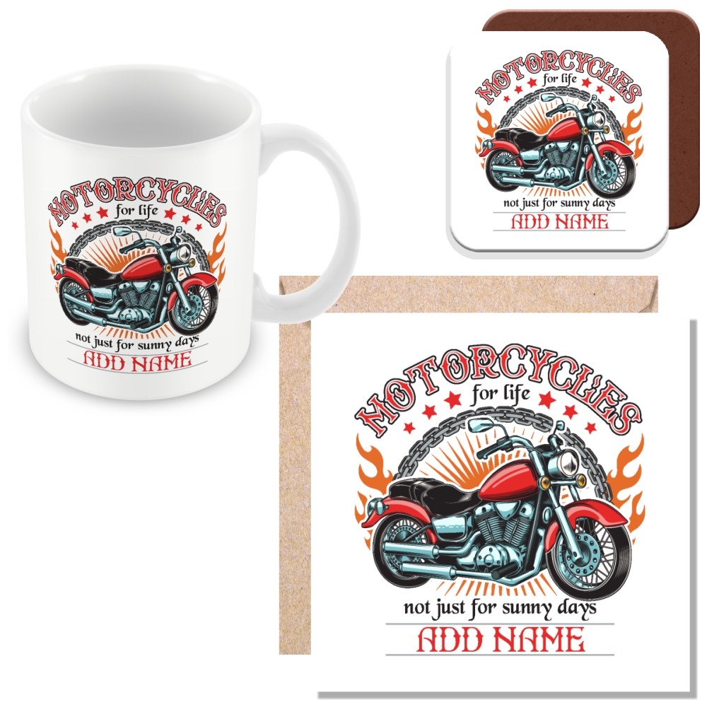Motorcycles for Life - Personalised Gift for Bikers