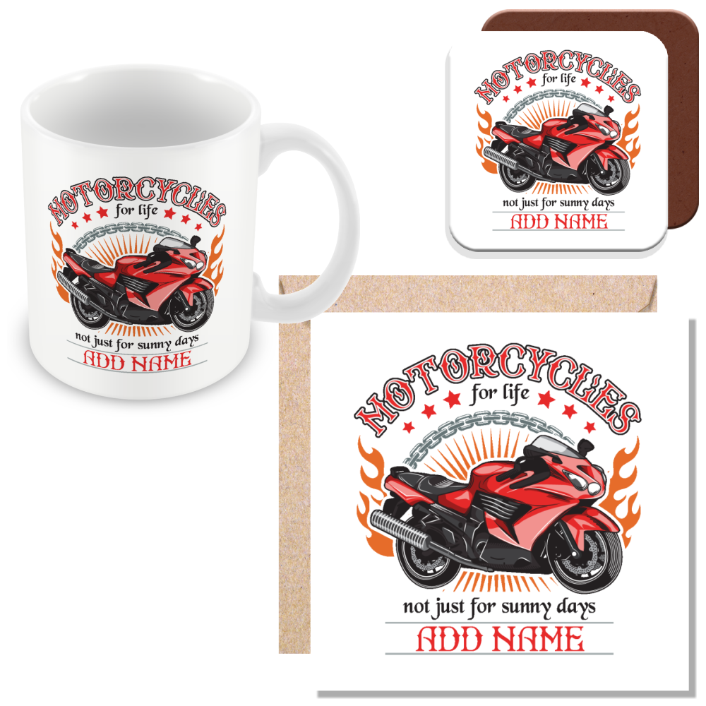 Motorcycles for Life - Personalised Gift for Bikers