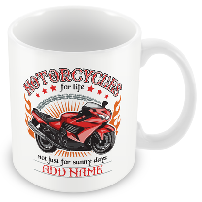 Motorcycles for Life - Personalised Gift for Bikers