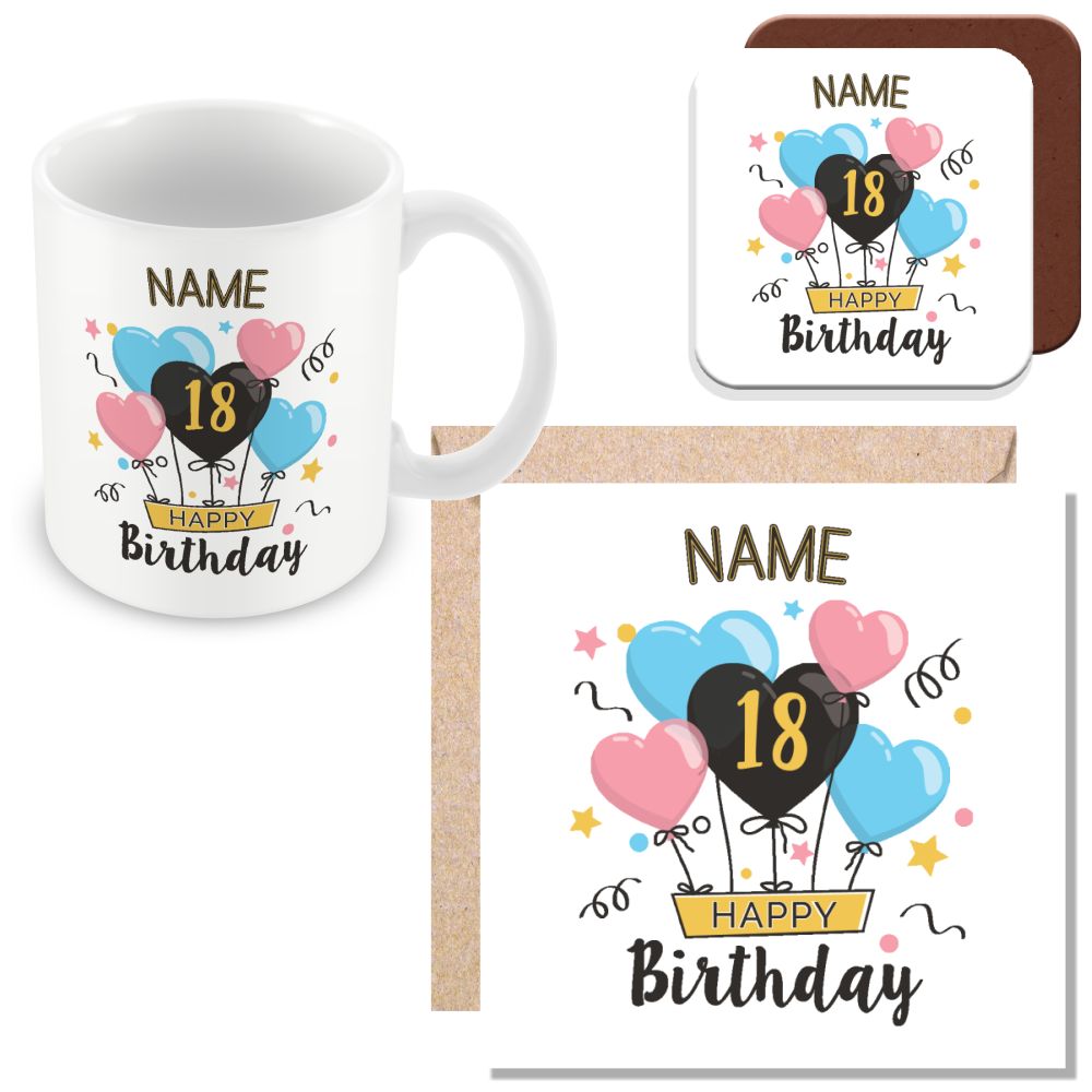 Birthday Balloons Design Gift