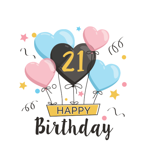 Birthday Balloons Design Gift