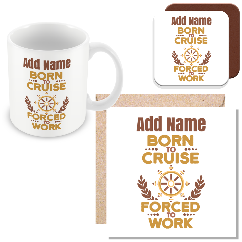Personalised Born To Cruise Gift For People Born To Cruise