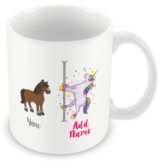 Personalised Unicorn Gift - Unicorn Pole Dancer
