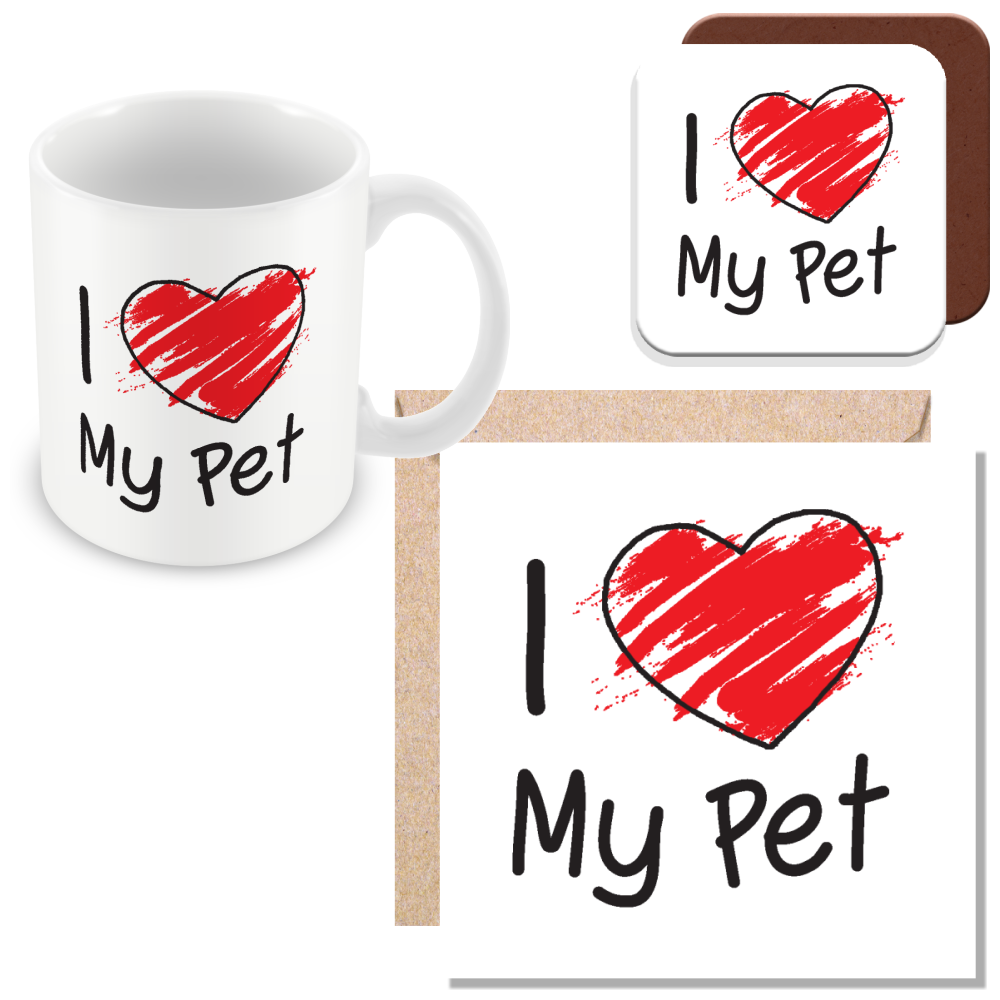 I Love My Dog/Cat/Pet Photo Gift