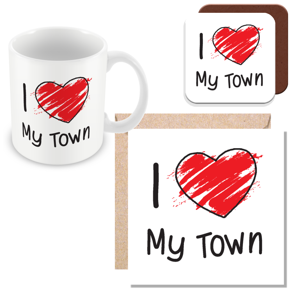 I Love My Town Photo Gift