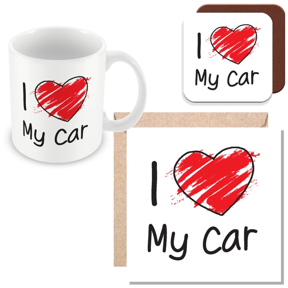 I Love My Car Photo Gift