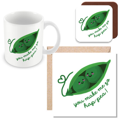 Two Peas in a Pod Gift - You Make me so Hap-pea