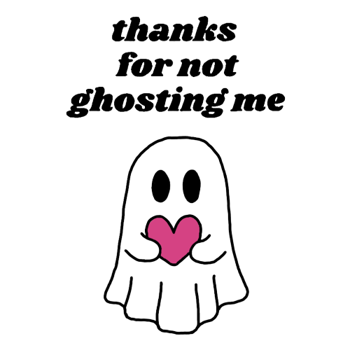 Thanks for Not Ghosting Gift - Couples in Love