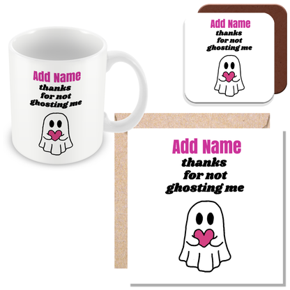 Thanks for Not Ghosting Me Personalised Gift - Couples in Love