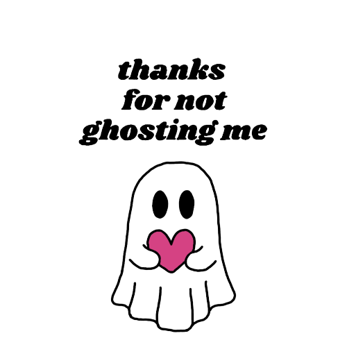 Thanks for Not Ghosting Me Personalised Gift - Couples in Love